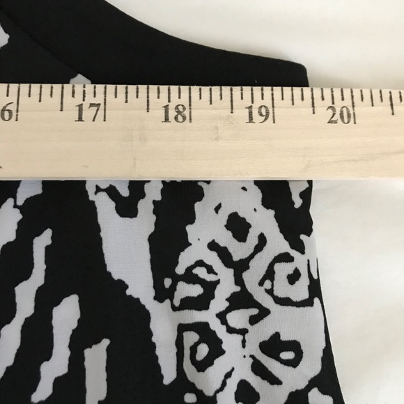 PerSeption Concept Sleeveless Blouse Lattice Neck Chiffon Ruffle Hem Size Large - Picture 12 of 16